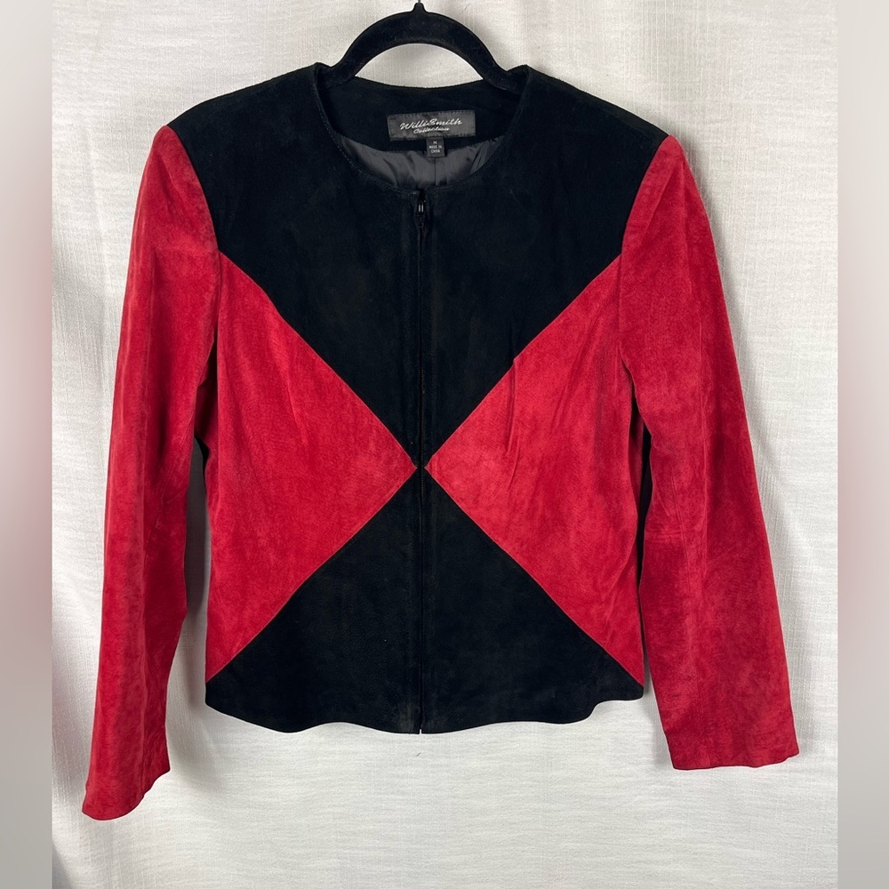 Y2K / 90’s Willi Smith Genuine Suede Leather Jacket Women’s M